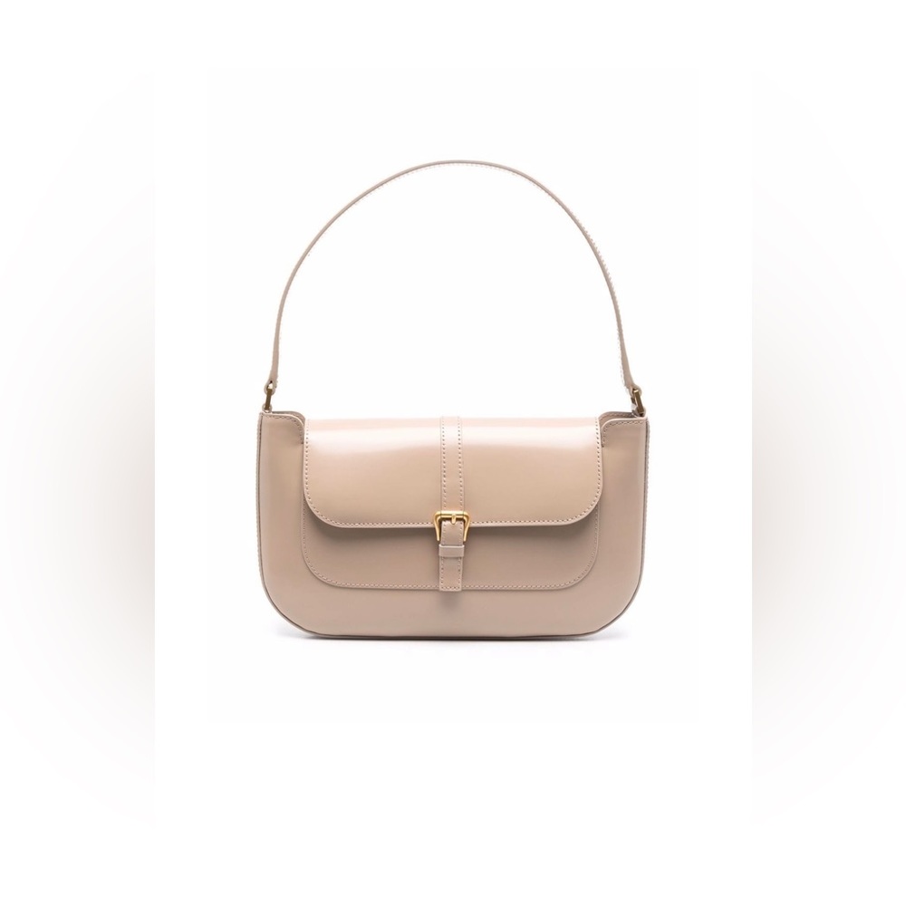 By Far beige Miranda shoulder bag